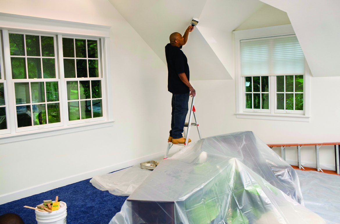How to Address Ceiling Stains | Great American Floors